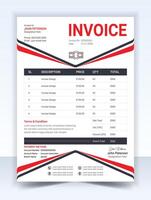 Minimal Invoice Template, Corporate design, Elegant and clean vector