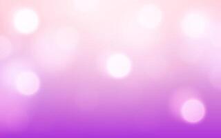 Pastel Pink and Purple Bokeh Background. Soft Abstract Light with Circular Patterns, Background decoration vector