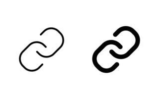 Link icon . Link symbol icon vector