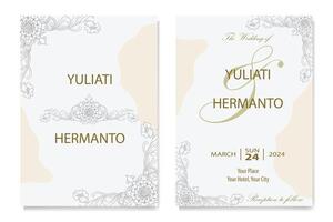 The Blooms Greenery Floral Foliage Ornament Corner Text Separator Elegance Frame for Invitations vector
