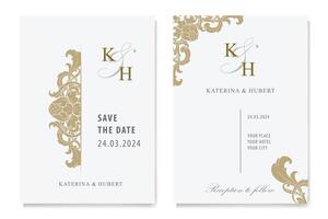 The Blooms Greenery Floral Foliage Ornament Corner Text Separator Elegance Frame for Invitations vector