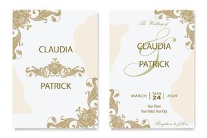 The Blooms Greenery Floral Foliage Ornament Corner Text Separator Elegance Frame for Invitations vector