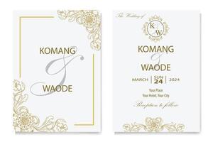 The Blooms Greenery Floral Foliage Ornament Corner Text Separator Elegance Frame for Invitations vector
