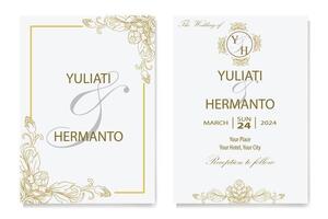 The Blooms Greenery Floral Foliage Ornament Corner Text Separator Elegance Frame for Invitations vector