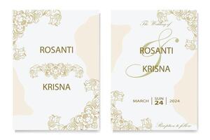 The Blooms Greenery Floral Foliage Ornament Corner Text Separator Elegance Frame for Invitations vector