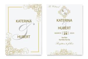 The Blooms Greenery Floral Foliage Ornament Corner Text Separator Elegance Frame for Invitations vector