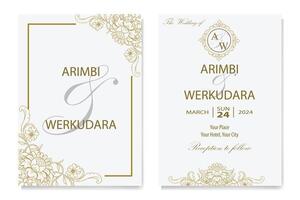 The Blooms Greenery Floral Foliage Ornament Corner Text Separator Elegance Frame for Invitations vector