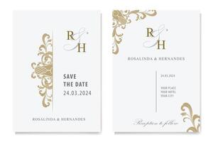 The Blooms Greenery Floral Foliage Ornament Corner Text Separator Elegance Frame for Invitations vector