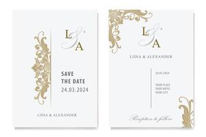 The Blooms Greenery Floral Foliage Ornament Corner Text Separator Elegance Frame for Invitations vector