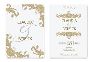 The Blooms Greenery Floral Foliage Ornament Corner Text Separator Elegance Frame for Invitations vector