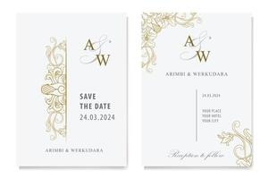 The Blooms Greenery Floral Foliage Ornament Corner Text Separator Elegance Frame for Invitations vector