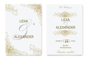The Blooms Greenery Floral Foliage Ornament Corner Text Separator Elegance Frame for Invitations vector