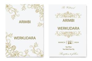 The Blooms Greenery Floral Foliage Ornament Corner Text Separator Elegance Frame for Invitations vector