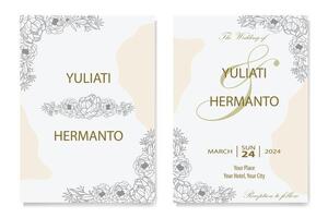 The Blooms Greenery Floral Foliage Ornament Corner Text Separator Elegance Frame for Invitations vector