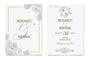 The Blooms Greenery Floral Foliage Ornament Corner Text Separator Elegance Frame for Invitations vector