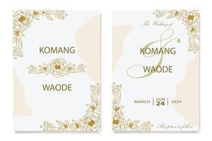 The Blooms Greenery Floral Foliage Ornament Corner Text Separator Elegance Frame for Invitations vector