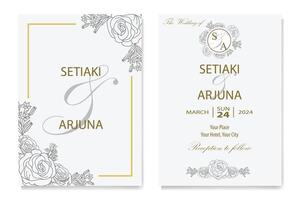 The Blooms Greenery Floral Foliage Ornament Corner Text Separator Elegance Frame for Invitations vector