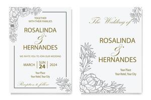 The Blooms Greenery Floral Foliage Ornament Corner Text Separator Elegance Frame for Invitations vector