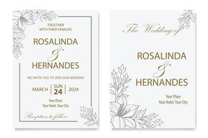 The Blooms Greenery Floral Foliage Ornament Corner Text Separator Elegance Frame for Invitations vector