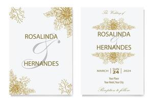 The Blooms Greenery Floral Foliage Ornament Corner Text Separator Elegance Frame for Invitations vector