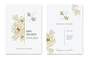 The Blooms Greenery Floral Foliage Ornament Corner Text Separator Elegance Frame for Invitations vector