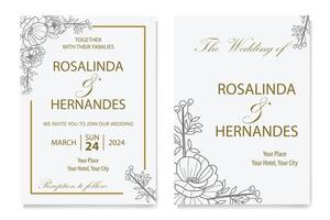 The Blooms Greenery Floral Foliage Ornament Corner Text Separator Elegance Frame for Invitations vector