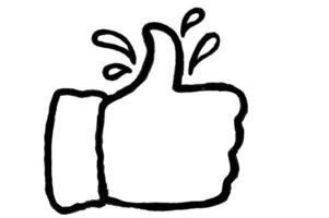 Like Button Icon vector