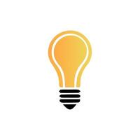 light bulb icon art vector