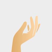 Hands poses. Female hand holding and pointing gestures, fingers, Cartoon human palms and wrist vector