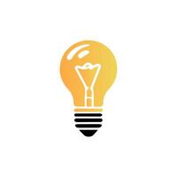 light bulb icon art vector