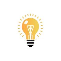 light bulb icon art vector