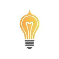 light bulb icon art vector