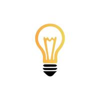 light bulb icon art vector