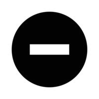 Stop sign silhouette icon. vector