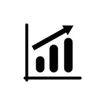 Business and investment. Bar chart, chart icon. vector