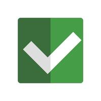 Check box icon. Check mark icon. vector