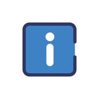 Information box icon. Navigation and guide. vector