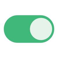 Slider switch. Power on, off. Shutdown. Vectors. vector