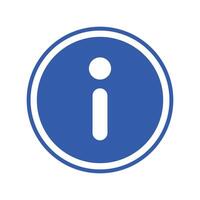 Information icon. Description and guide. vector