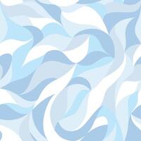 Curly waves tracery, colored curved lines, stylized abstract petals pattern. Seamless background. Texture wallpapers for printing on paper or fabric vector