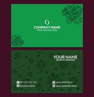 Creative Professional Business Card Design Template vector