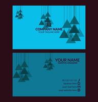 Creative Professional Business Card Design Template vector