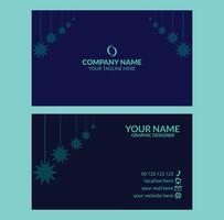 Creative Professional Business Card Design Template vector
