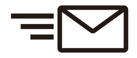 Send mail icon. vector
