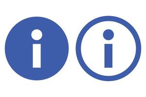 Information icon set. Guide and explanation. vector