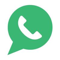 Phone icon and speech bubble. Message icon. vector