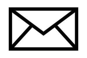 Electronic mail envelope icon. vector