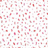 Pink Confetti Pattern vector