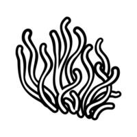 cartoon algae sketch vector