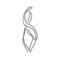 cartoon algae sketch vector